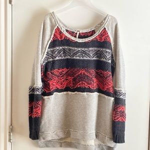 Free People Sweatshirt Sweater Mix